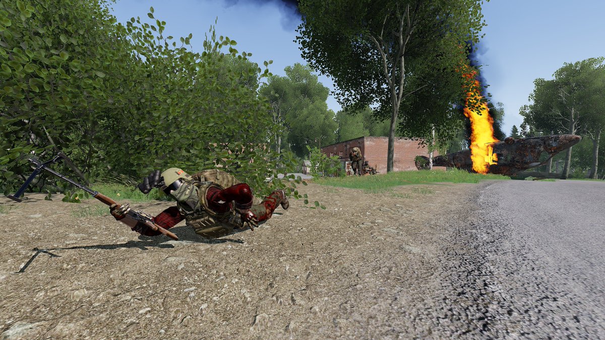 CTFArgusArma's tweet photo. This week Argus assisted Grozovian Army survivors in defending themselves from Russian and CSAT aggression, all the while they exchanged fire themselves.

Argus were able to extract a key Grozovian VIP.

Interested, link in bio. #arma #arma3 #armaplatform
@ArmaPlatform https://t.co/ZlGhLoB4zm