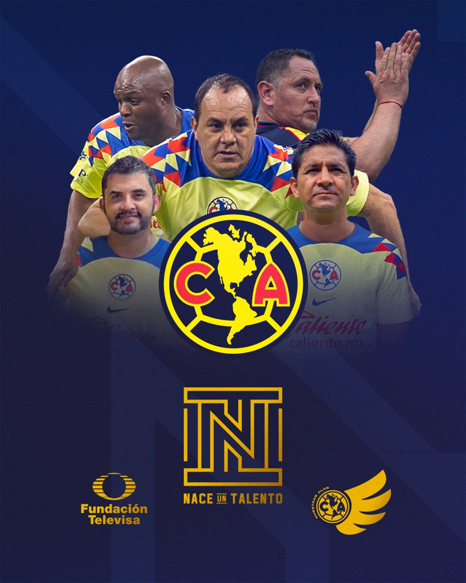 ¡Las leyendas estarán presentes! 😱

Cuauhtémoc Blanco, Isaac Terrezas, Germán Villa, Efrén Hernández, Aquivaldo Mosquera y más serán parte de nuestro gran evento 🦅🔥

🎟️ Compra tus entradas: bit.ly/3YWyQP8
🗳️ Haz un donativo: naceuntalento.com.mx