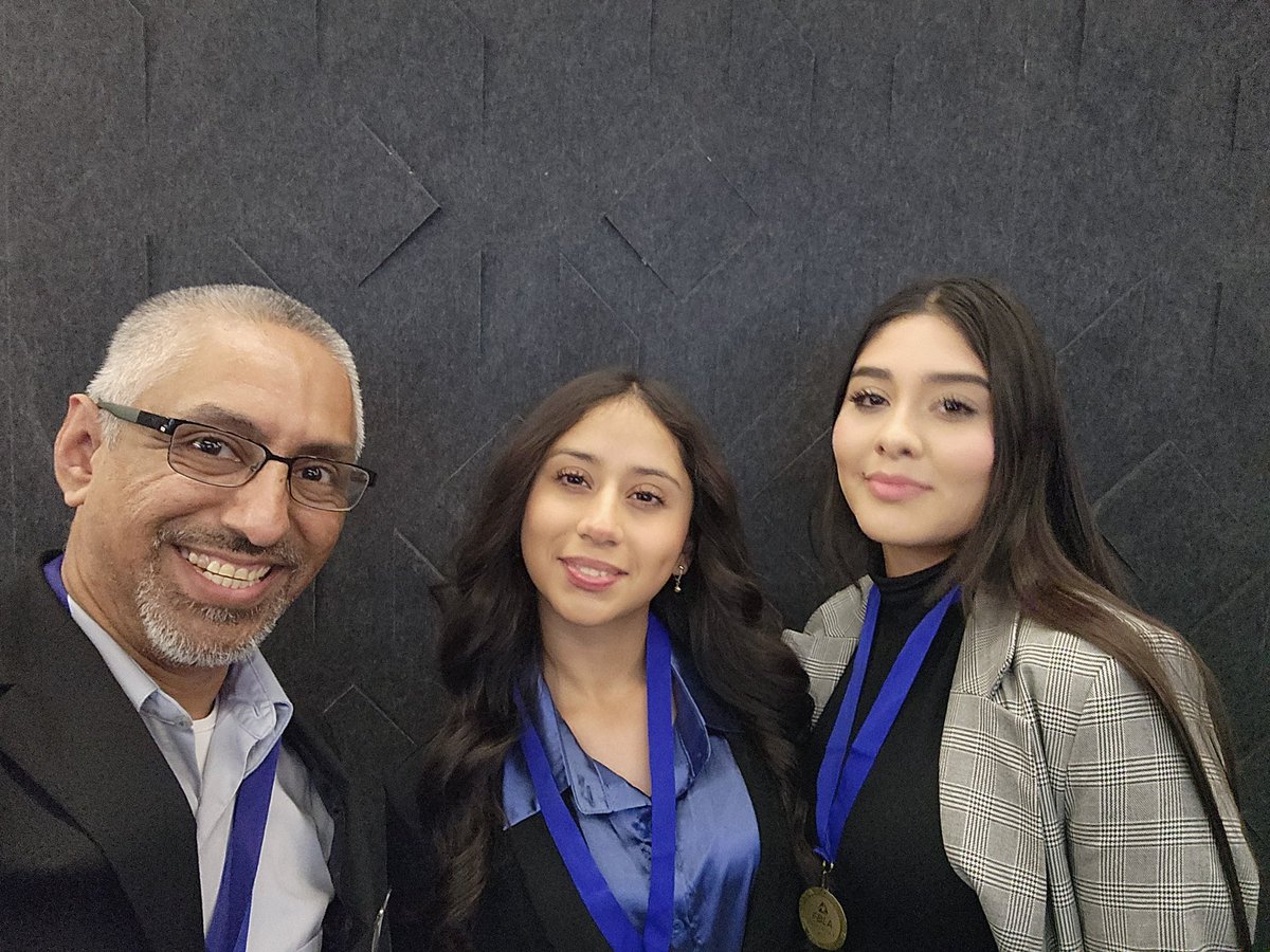 JoseLSilvaSmith's tweet photo. Congratulations Emily & Vanessa! I am very proud of your performance today at the Area 2 FBLA Leadership Conference! Next stop: FBLA State Leadership Conference! Yay! โค๏ธ๐๐ #TISDProud #TornilloISD #THSFBLA #FBLAArea2 https://t.co/NPDAQrloTl