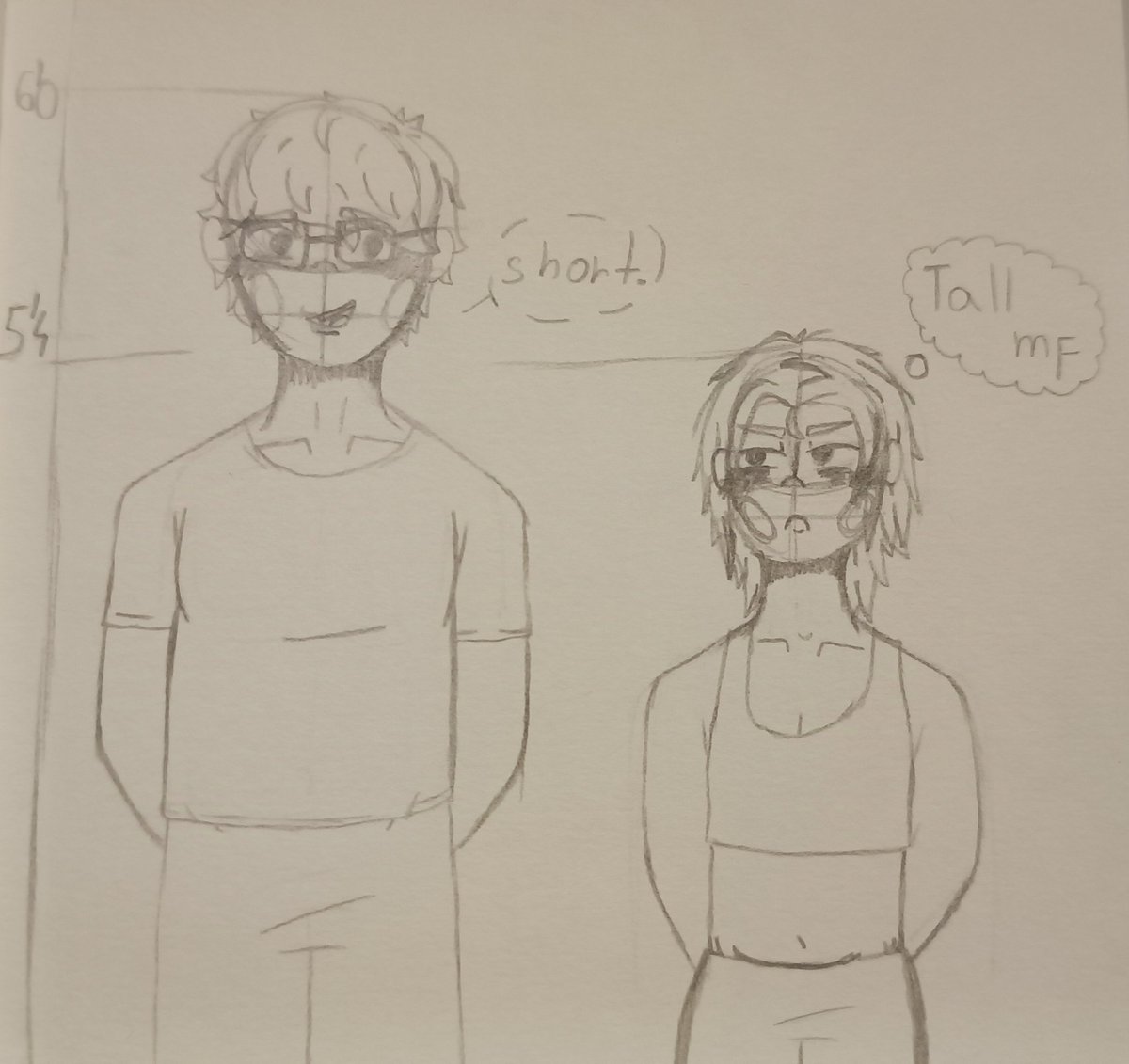 TWantsToBeBett1's tweet photo. Random sketch at 2 am go brrrrr
Gay: @McStarcast
(tried to do more realistic drawing)
#sketch #2am #drawing #tallvsshort #shortvstall #tallbf #shortbf #gay #gaymen https://t.co/yFstxj9bT2