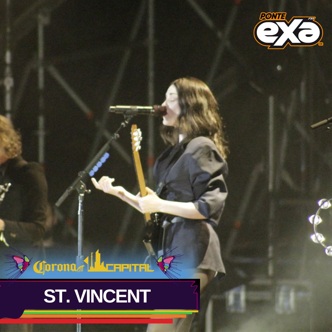 ExaFM's tweet photo. Cada canción de #StVincent es una explosión de emociones 🌟🎶 Seguimos desde el #CCEnExa 🤩 https://t.co/VfQRzgOPEq