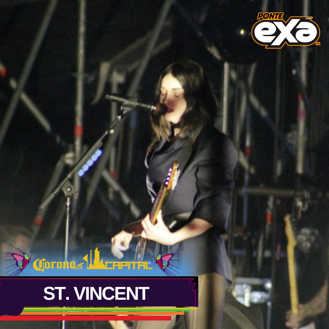 ExaFM's tweet photo. Cada canción de #StVincent es una explosión de emociones 🌟🎶 Seguimos desde el #CCEnExa 🤩 https://t.co/VfQRzgOPEq