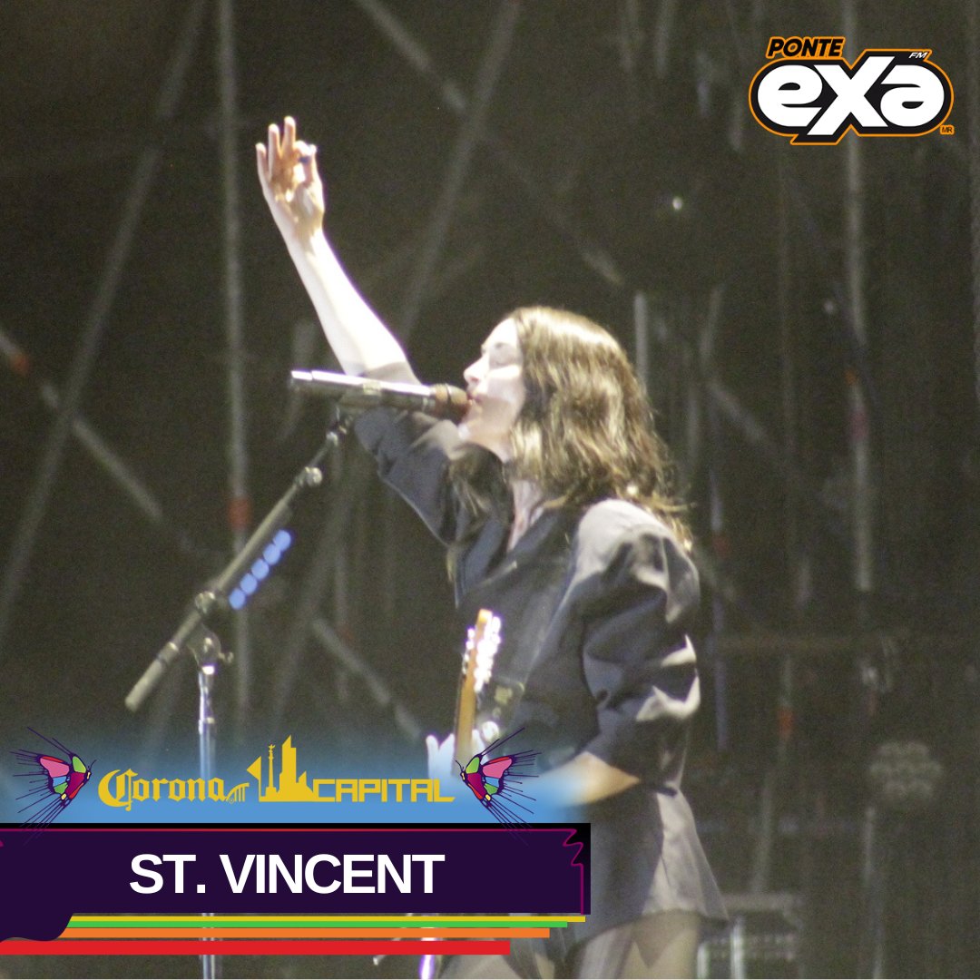 ExaFM's tweet photo. Cada canción de #StVincent es una explosión de emociones 🌟🎶 Seguimos desde el #CCEnExa 🤩 https://t.co/VfQRzgOPEq