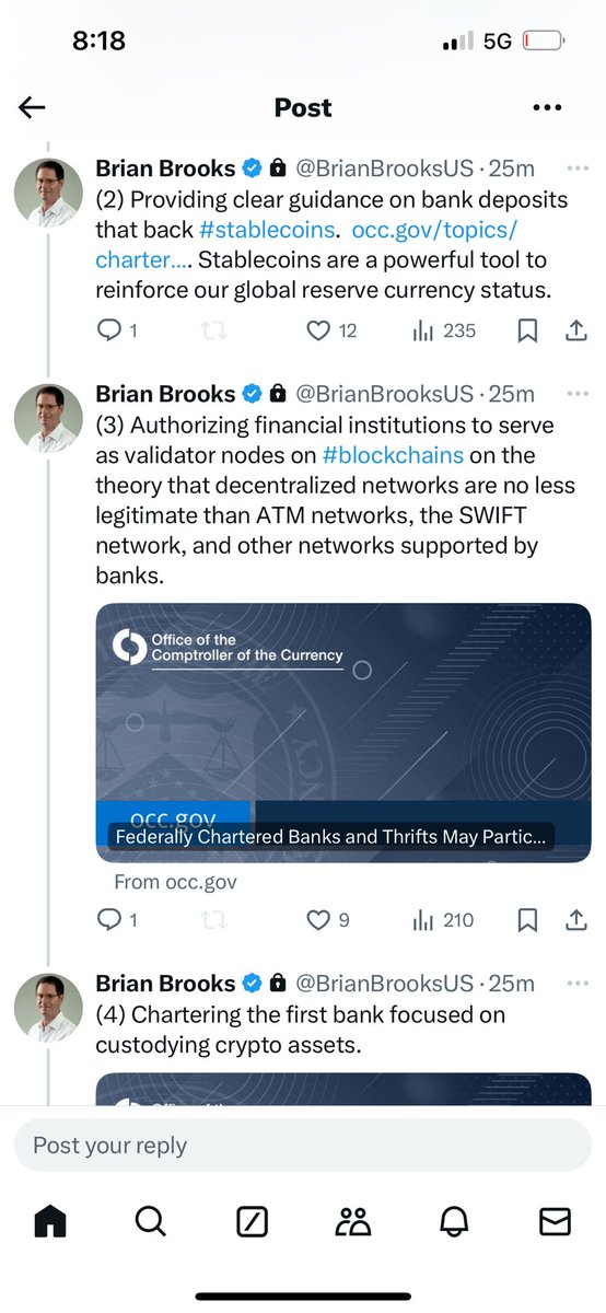 TheSaintsNation's tweet photo. @BrianBrooksUS for new SEC chair? I’ve been telling yall #XRPCommunity
#BreakingNews #SECChairman #XRP #FinancialRegulation #CryptoRegulation #MarketNews #Finance #WallStreet #CryptoCommunity #Blockchain #InvestorNews #Economy #StockMarket #Leadership #PolicyChanges #USGovernment #Innovation #SEC #Regulators #RegulatoryUpdates #Cryptocurrency #BusinessNews
