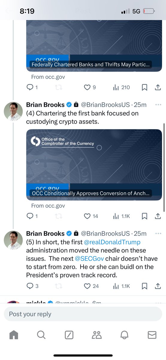 TheSaintsNation's tweet photo. @BrianBrooksUS for new SEC chair? I’ve been telling yall #XRPCommunity
#BreakingNews #SECChairman #XRP #FinancialRegulation #CryptoRegulation #MarketNews #Finance #WallStreet #CryptoCommunity #Blockchain #InvestorNews #Economy #StockMarket #Leadership #PolicyChanges #USGovernment #Innovation #SEC #Regulators #RegulatoryUpdates #Cryptocurrency #BusinessNews