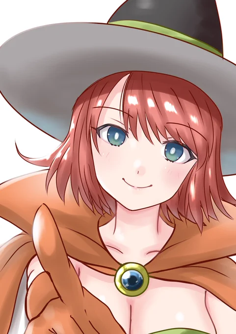 #ドラクエ3 の魔法使いちゃん描きました〜( ੭˙ᗜ˙)੭序盤はギラ覚えてから大活躍ですね#DQ3#レトロコンシューマー愛好会イラスト部 