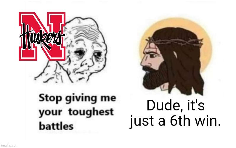 AlexSWolf91's tweet image. Being a Husker fan is tough.