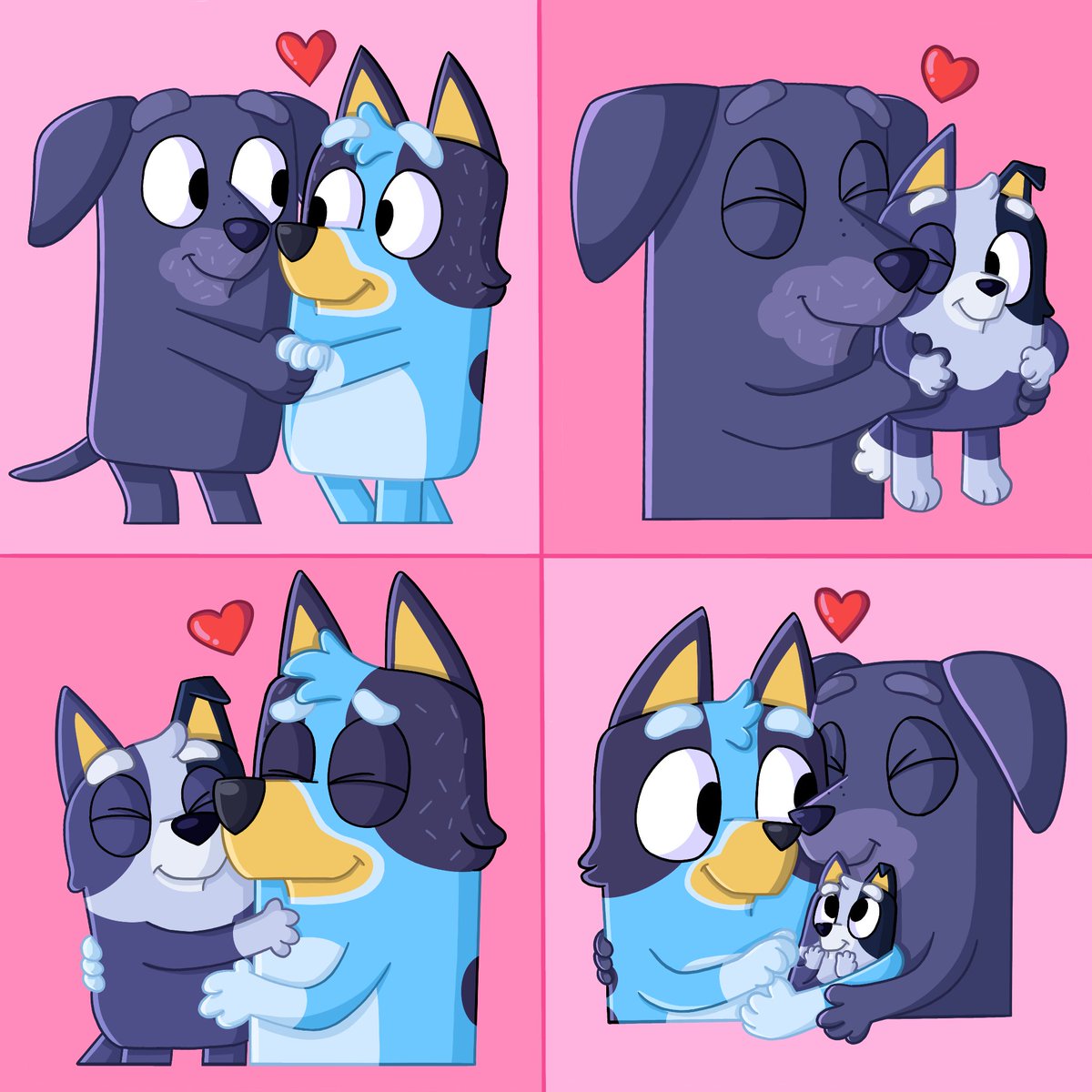 DiamondOracle14's tweet photo. My happy family 🩵💙💜

#Bluey #blueyart #blueyfanart #blueytwt #blueyartist #art #fanart #digitalart #artist #drawing #JeanLuc https://t.co/J0c3wU9eBu