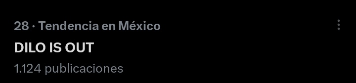 Yo digo que sebas haga live para celebrar

DILO IS OUT