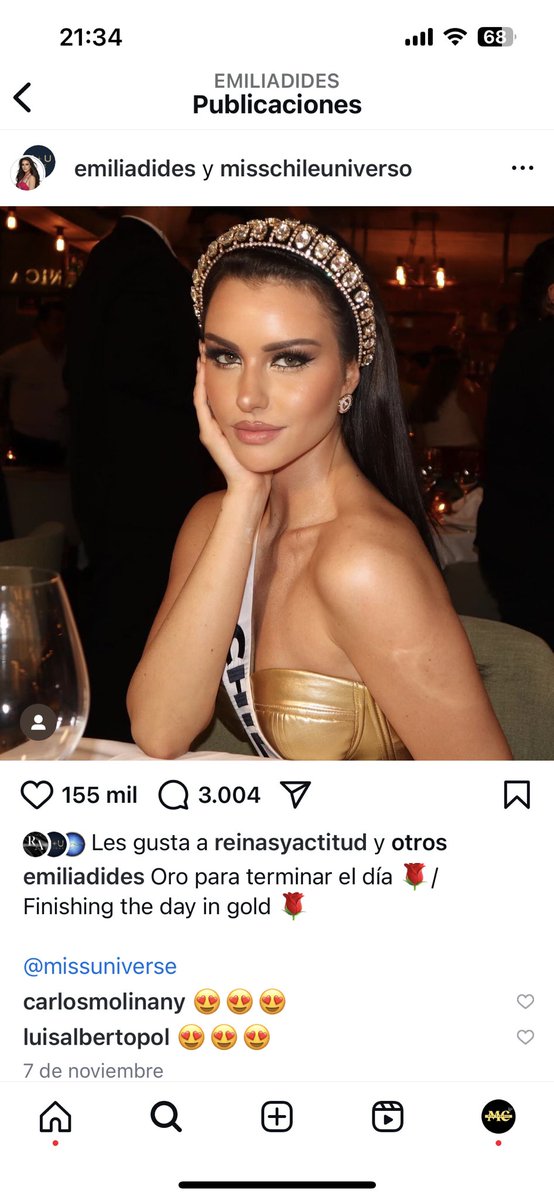 miss_coronas's tweet photo. TOP 12: CHILE 😍✨🇨🇱

#MissUniverse2024 #MissUniverse https://t.co/JvsTGpv7wR