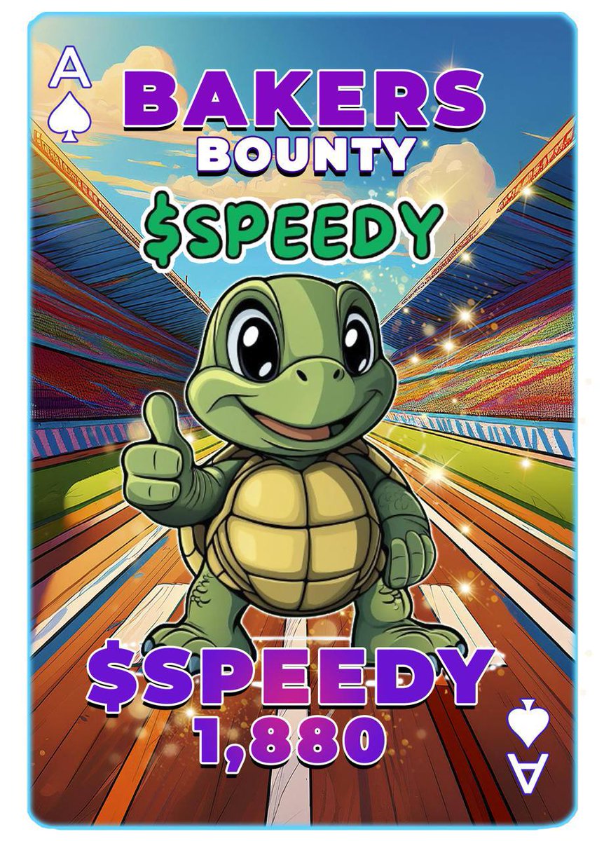 MasterBakerETH's tweet photo. 🎉 What a week at Bake House! We’ve now drawn 8 cards out of 54, and two sponsor cards have been revealed!

🏆 Congrats to our winners who claimed $SPEEDY tokens and a @z00tzAnchorClub  NFT! We just sent out the payments, so big thanks to our amazing sponsors for making it happen! 🙌

The jackpot is nearing $800 and growing every week. With fewer cards left, the odds keep getting better! 

Don’t miss out—grab your tickets or own some $MBAKER to join the fun! 🍞✨

Get in our telegram for details or view the Bakers Bounty section on https://t.co/vUryEaBnVR

#CryptoCommunity #Bullrun2025 #BullishAF #100XCRYPTO