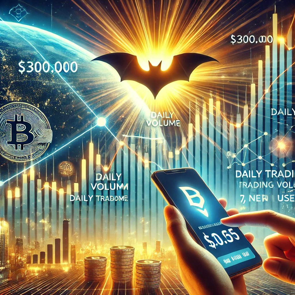 batcoinbn's tweet photo. "BAT's daily trading volume is maintaining at $300,000, with holders surpassing 7,000 people. We are seeing a user growth of 1,000 new users per day. If you invest $200 and our daily buy volume reaches $200,000, the price is set to break through $0.08. Get ready for the next wave https://t.co/iuM7lOt1q8