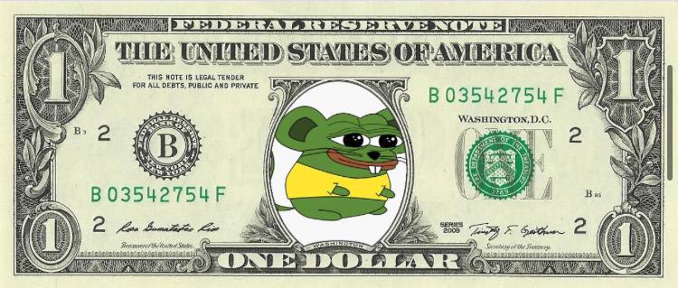 dethncrypto's tweet photo. @litecoin Does it come with $cheese? https://t.co/61uXI87J23