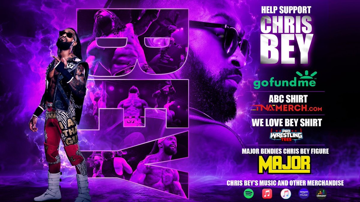 Join us in supporting <a href="/DashingChrisBey/">Chris Bey</a> on his road to recovery. 

Visit our one-stop destination for ways you can help.

➡️ tnawrestling.com/bey