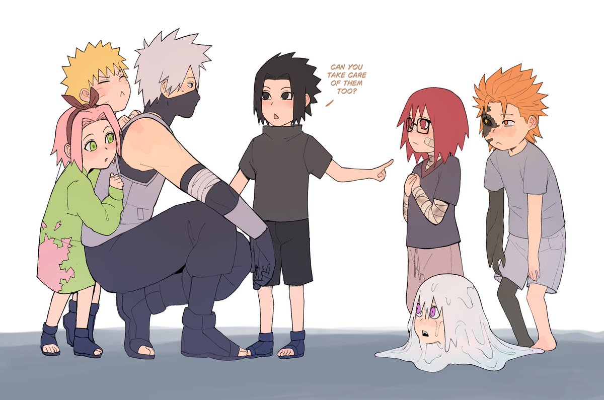 Can you take care of them too? 🥺
Responding an ask!

#team7 #teamtaka