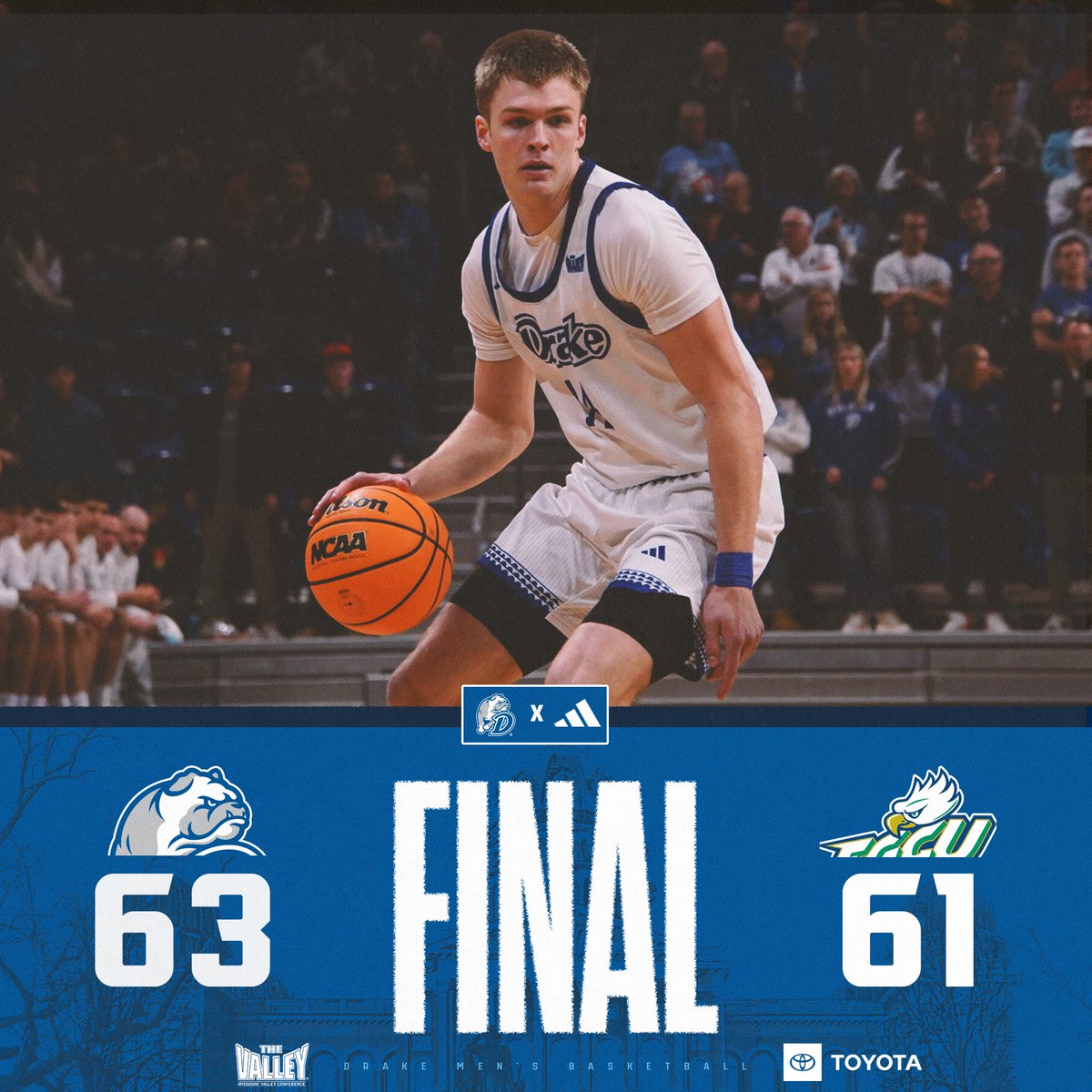 DrakeBulldogsMB's tweet image. 𝐁𝐔𝐋𝐋𝐃𝐎𝐆𝐒 𝐖𝐈𝐍

Stirtz l 25 pts, 7 rebs, 4 ast
Abreu l 17 pts, 2 rebs, 4-7 3pt
Ferguson l 10 pts

#CultureWins l #DSMHometownTeam