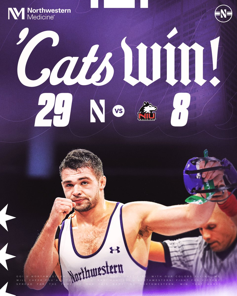 Home DUB 😼

#GoCats | <a href="/B1GWrestling/">Big Ten Wrestling</a>