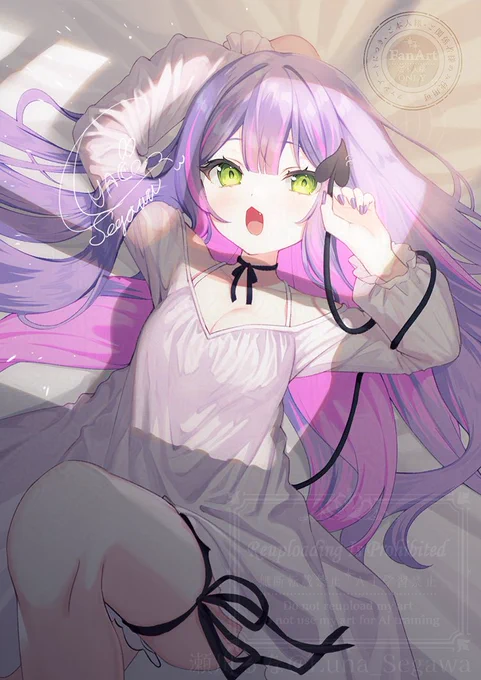 寝起きトワ様 #TOWART 