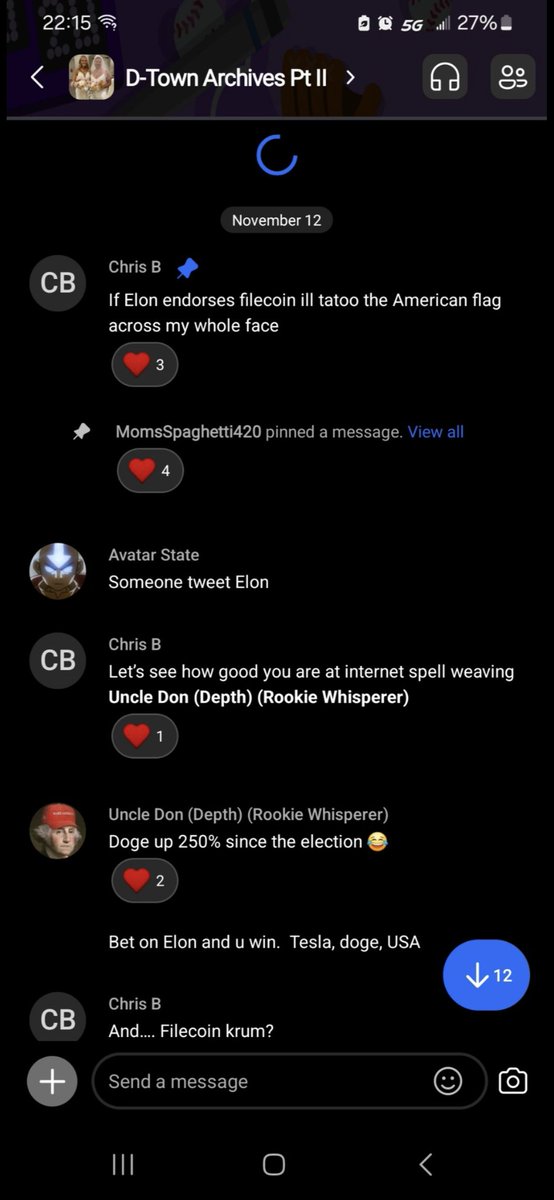 NathanCopper's tweet photo. @elonmusk my friend is desperate and stupid. Do with this what you will. Praise to the dogefather https://t.co/8V4JEAX4DL