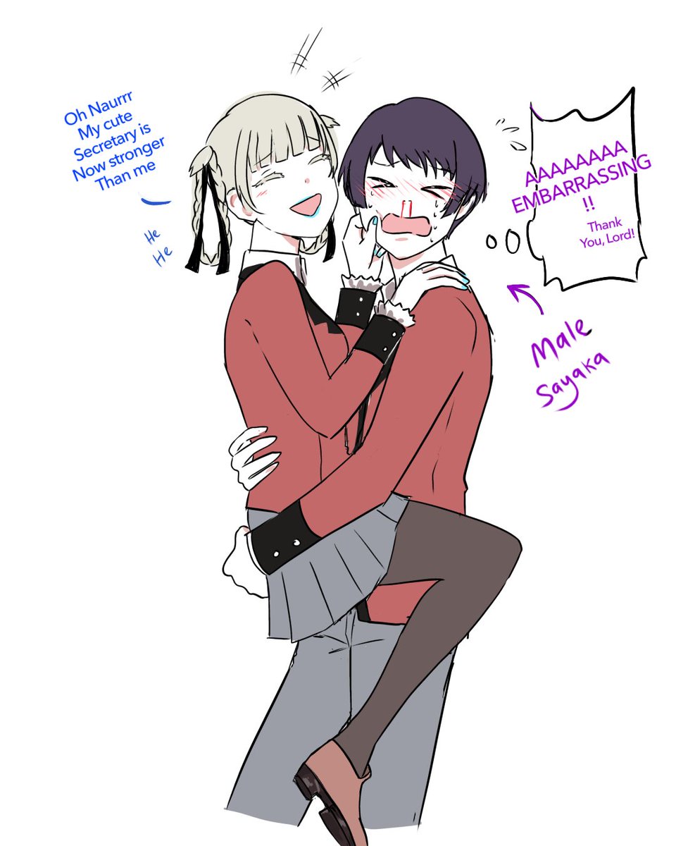 Kirari and Male Sayaka ahahah 🤣🤣🤣✨

#kakegurui #kirasaya #anime #kirarimomobami #sayakaigarashi