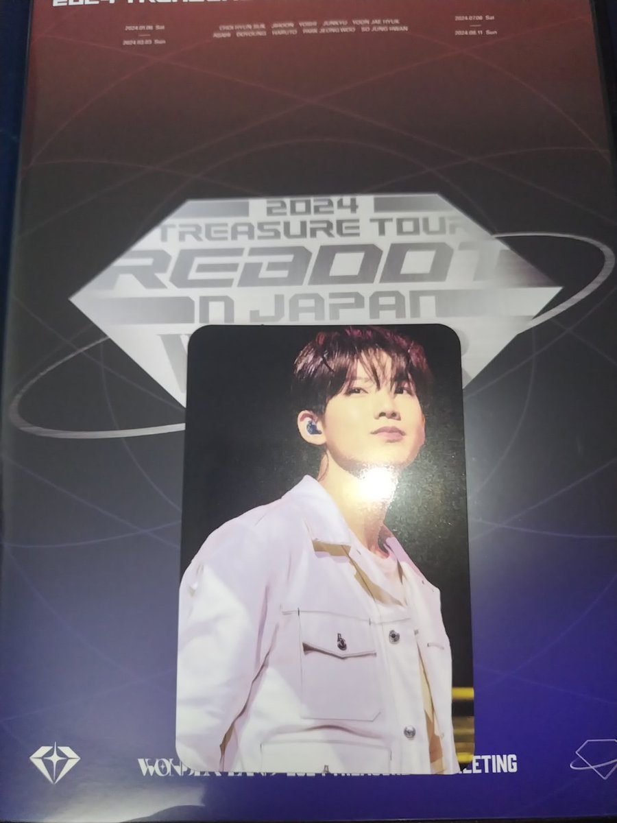 TREASURE REBOOT WONDERLAND DVD Blu-ray 封入トレカ

【譲】ジュンギュ
【求】ヒョンソク

郵送希望です。
よろしくお願いいたします🙇