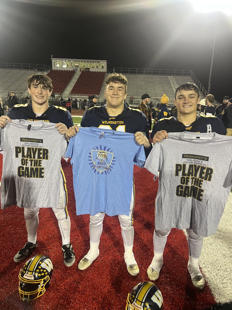 M&amp;M&amp;M

21 Michael Mistretta
22 Jamie Miller
23 Chase Mitchelltree

D10 Champs

⁦<a href="/NW_Hounds_FB/">Wilmington Area High School Football</a>⁩