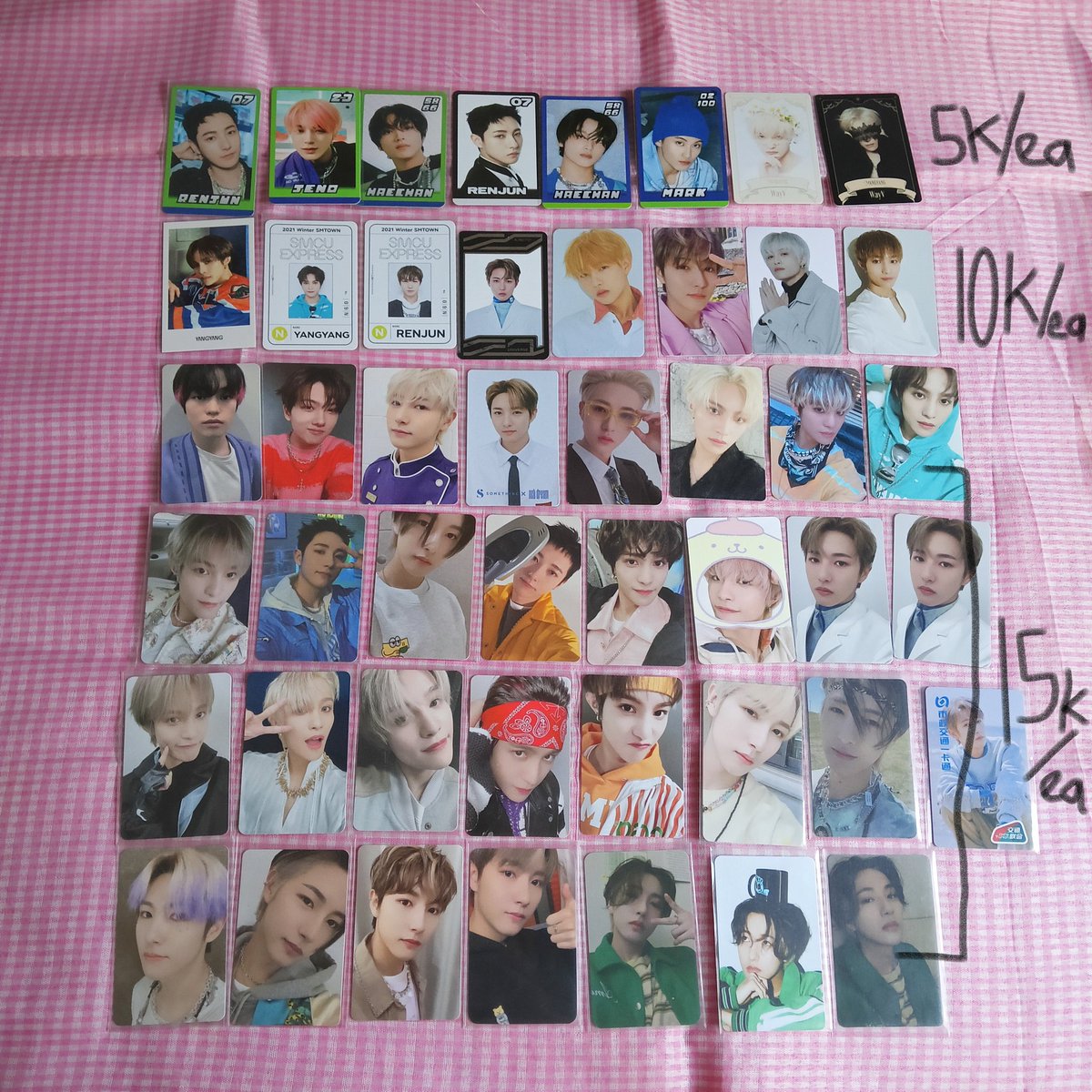 [clearance sale] ෆ WTS / want to sell / lfb

✦ renjun yangyang jeno jisung chenle mark haechan 
✦ detail by dm
✦ exc adm + pack
📍jatim

t. photocard pc poca huang renjun liu yangyang lee jeno zhong lee haechan mark chenle park jisung nct dream wayv