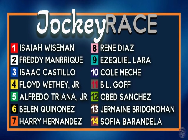 rebelsart's tweet photo. Thank you to Sofia Barandela @Sofia_Barandela and all the Remington Park @RemingtonPark jockeys for helping the PDJF @PDJFund tonight‼️🐴👏
#jockeys #horseracing #PDJF #remingtonpark #thankyou #jockeyrace @thedaleday @Kellyohararp https://t.co/uhhxwUrVUb