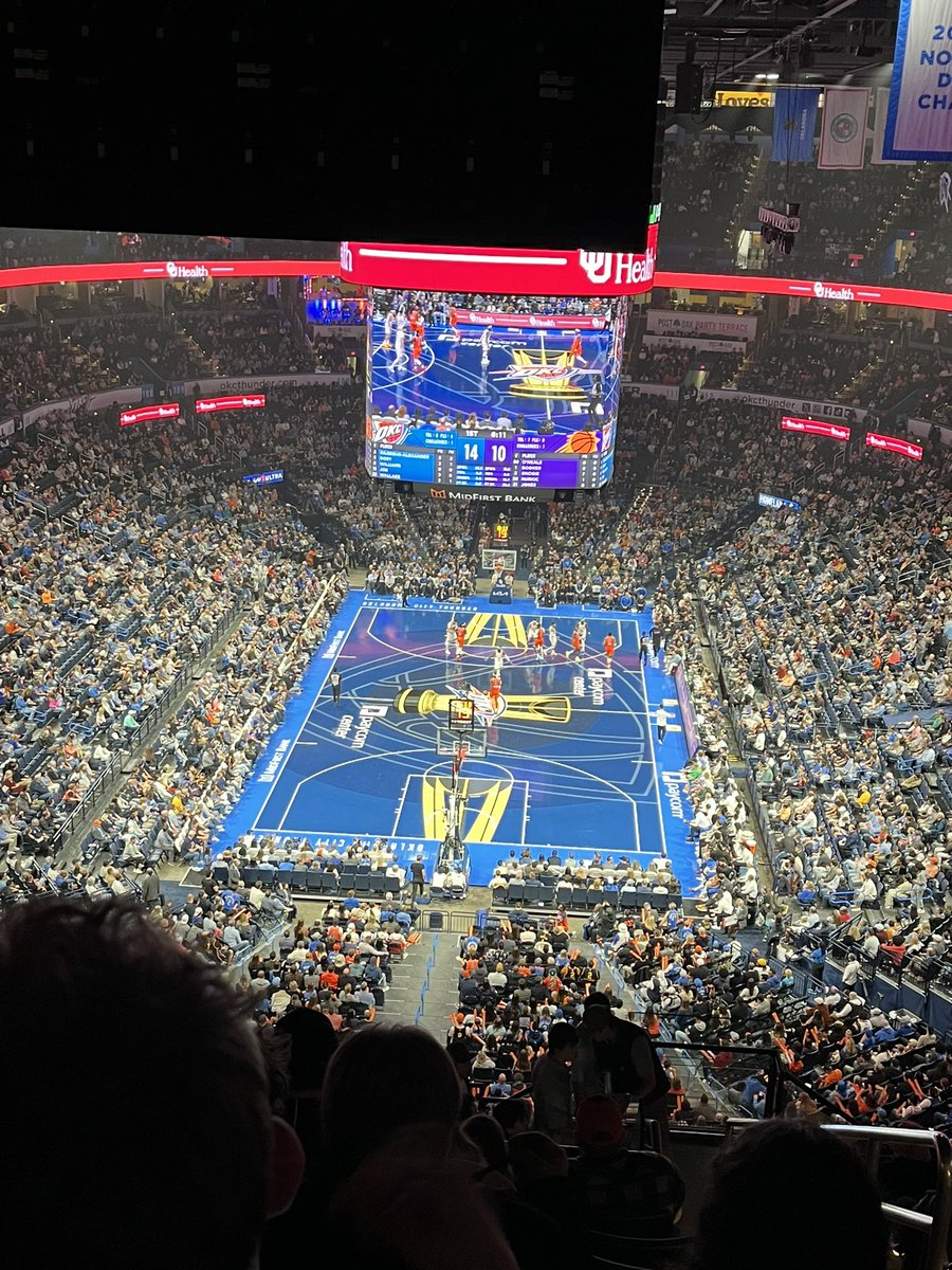 Kaden got to go to his first NBA game! He went in a Lakers fan but left a <a href="/okcthunder/">OKC THUNDER</a> fan! Thank you to the awesome worker that found out it was his 1st game and gifted him a bag full of merch! He’s hooked!