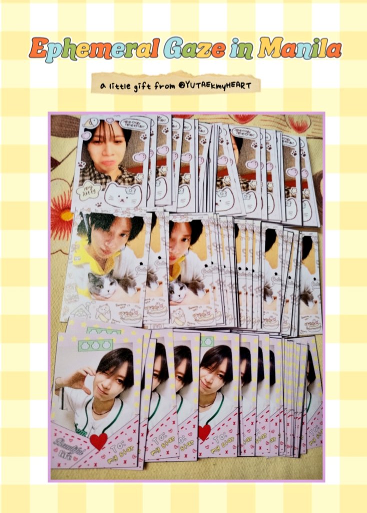ᓚ₍⑅^..^₎♡ Hello dear Shawols &amp; TAEMates! I'll be giving away these Instax mini polas on the concert D-DAY! I hope these cuties will reach you and make you smile. I'm also open for trades if you'd like. See you soon! ☺️💛

#TAEMIN #태민 #テミン #Ephemeral_Gaze_IN_MNL