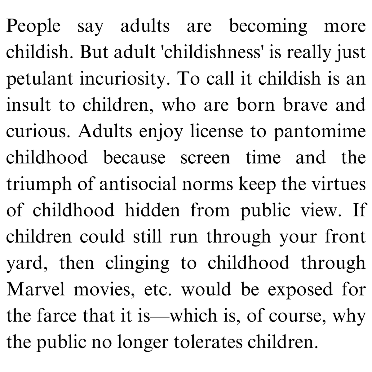 ratlimit's tweet photo. some thoughts on adults being babies https://t.co/OPiwgukQWm