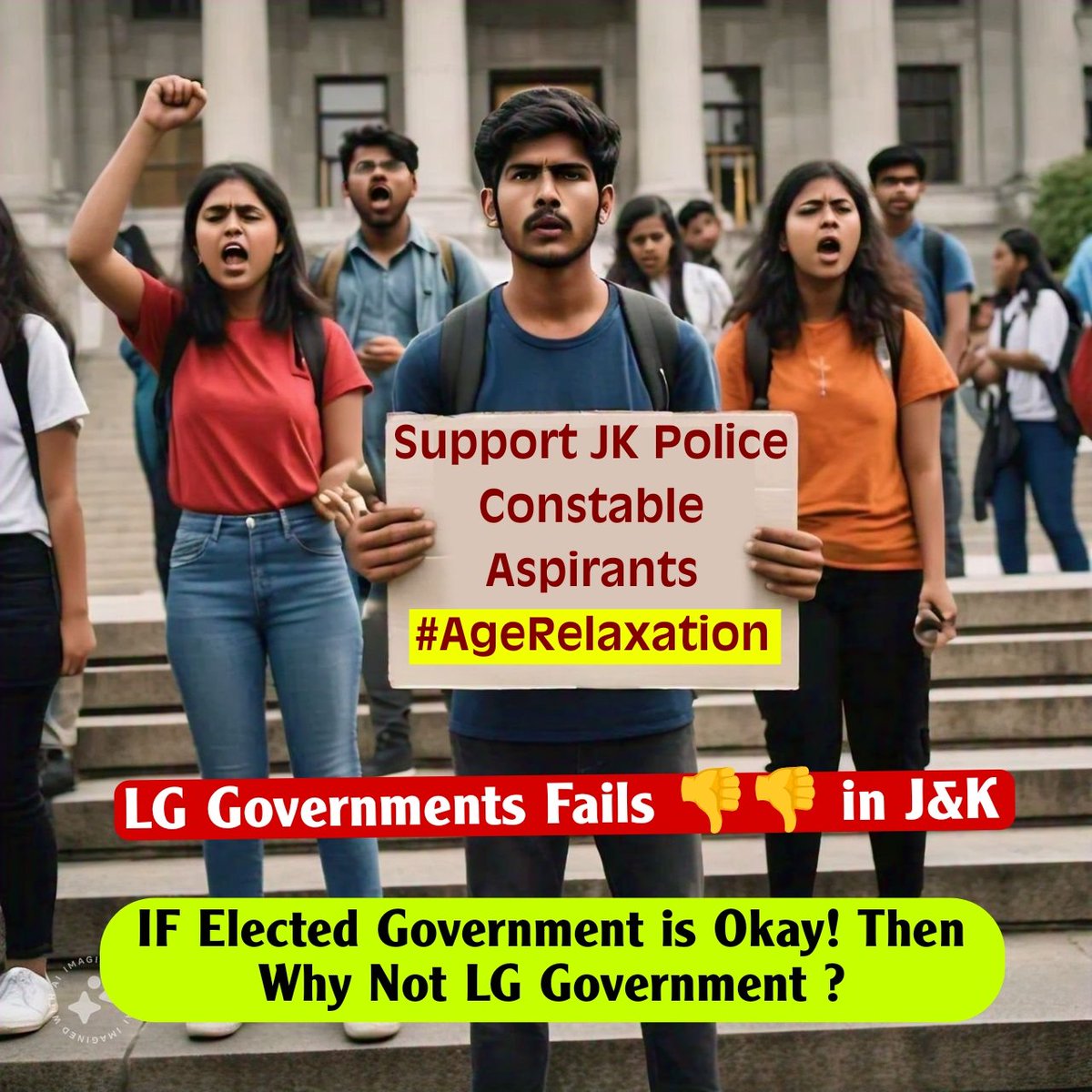 Dlatestinfo's tweet photo. @OfficeOfLGJandK If JKPSC aspirants can get age relaxation and Ladakh Police SI aspirants can also get age relaxation, then why can't JKP constable aspirants get the same?
Age Relaxation in JK Police Constable @OfficeOfLGJandK
@OmarAbdullah @nasirsogami @JKNC_ @Dlatestinfo @manojsinha_ https://t.co/h1wCYEfi5O