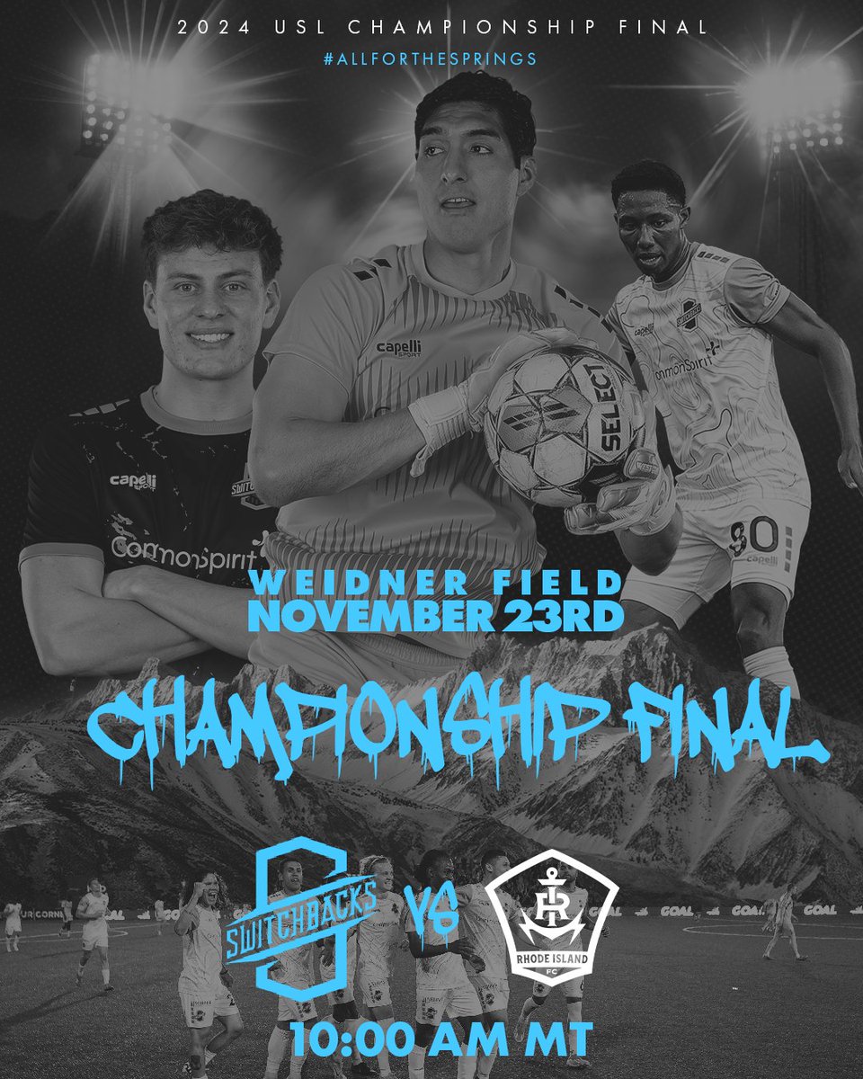 SwitchbacksFC's tweet photo. See yall in the finals next Saturday!!!!

Tickets: https://t.co/zoBA1Gufc5

#allforthesprings #switchbacksfc https://t.co/oPHeHfxM31