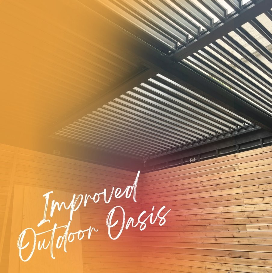 They may not look like much, but this new louvered pergola will keep you dry on those foggy nights and enjoying the sunshine on those warm afternoons! Sunny days, cool nights, and great company-that’s what our improved outdoor space is all about! #BarLife #SFStyle #ComingSoon