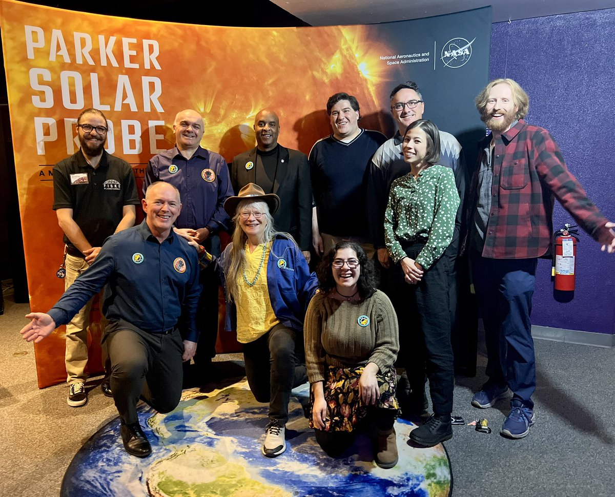 TroyCline's tweet photo. Special thanks to the FISKE Planetarium at the University of Colorado Boulder for hosting a wonderful Parker Solar Probe talk and movie premiere! Additional thanks to the PUNCH mission!

https://t.co/pXeXBPcKbt https://t.co/7yFf8YkM85