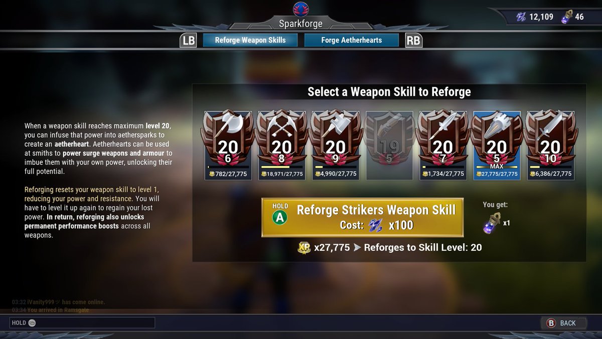 phat_sk8r's tweet image. #Dauntless #Reforge #MaxLevelReforge