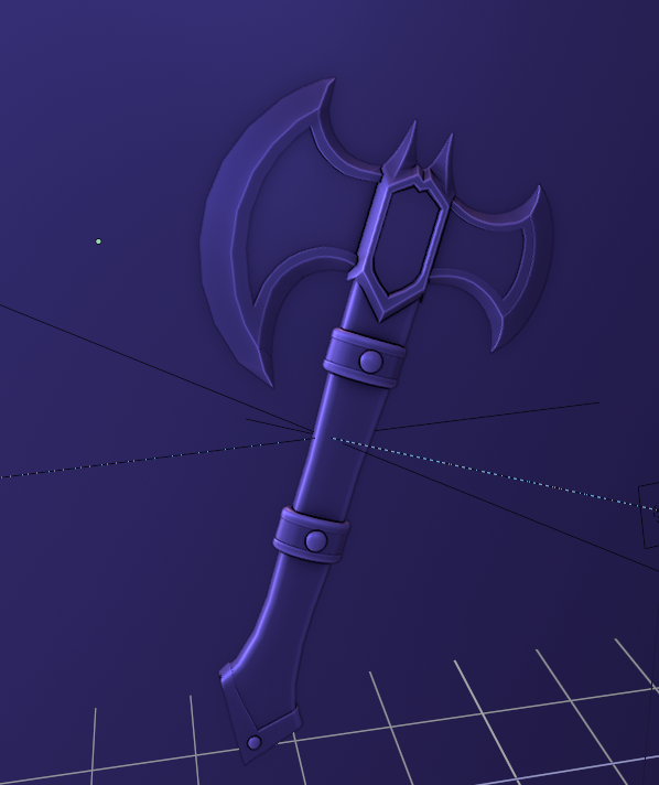 meltxezo's tweet photo. dwarven waraxe #blender #waraxe #substancepainter #RobloxDev #freeugc https://t.co/VyJGWGnTYp