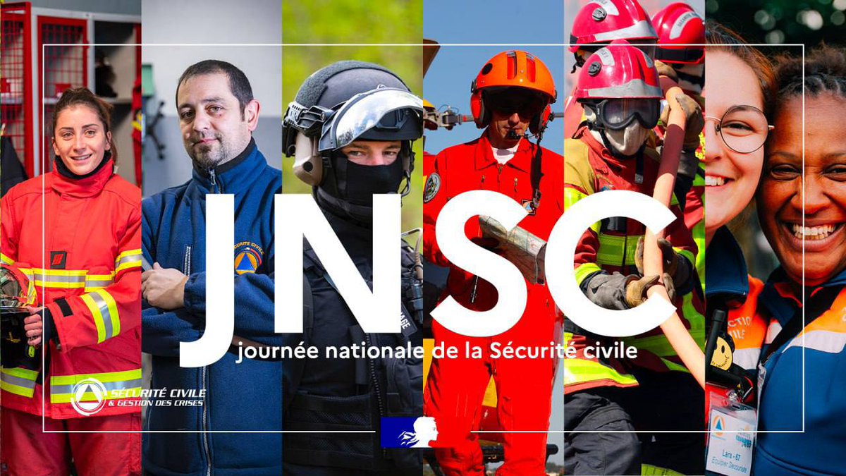 #JNSC 🫡 Volontaires, professionnels, militaires, pilotes, démineurs... ils sont engagés en France ou à l’international !

En cette journée nationale de la Sécurité civile je salue leur mobilisation de tous les instants. Plusieurs métiers, une seule mission : vous porter secours.