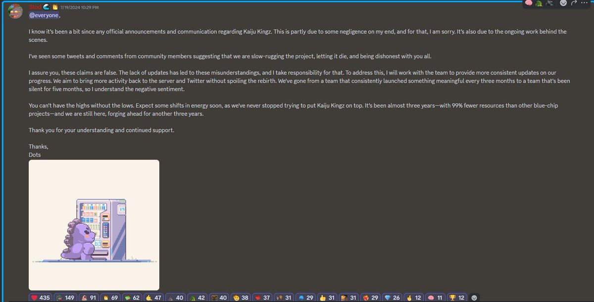 It warms my heart. Keep going <a href="/augminted/">Augminted Labs</a> <a href="/ohDotss/">Nathan</a>, i dont have any more captial to put in, but ill do my best to stick around. &lt;3