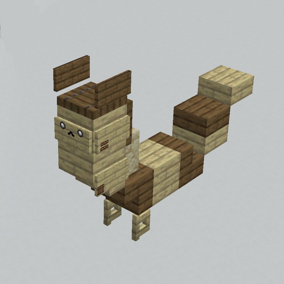 #マイクラ #Minecraft      #バニラ建築学部　#minecraft建築コミュ　 #Minecraft建築
 #マイクラ建築 #Minecraftbuilds   #ポケモン  #Pokemon   #PocketMonsters  #Minecraftbuild 

オタチ/Sentret
オオタチ/Furret