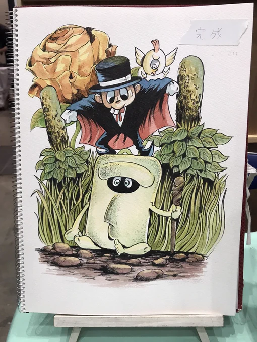 デザフェス終了です。
お疲れ様でございます。
イラストはなんとか間に合いました 