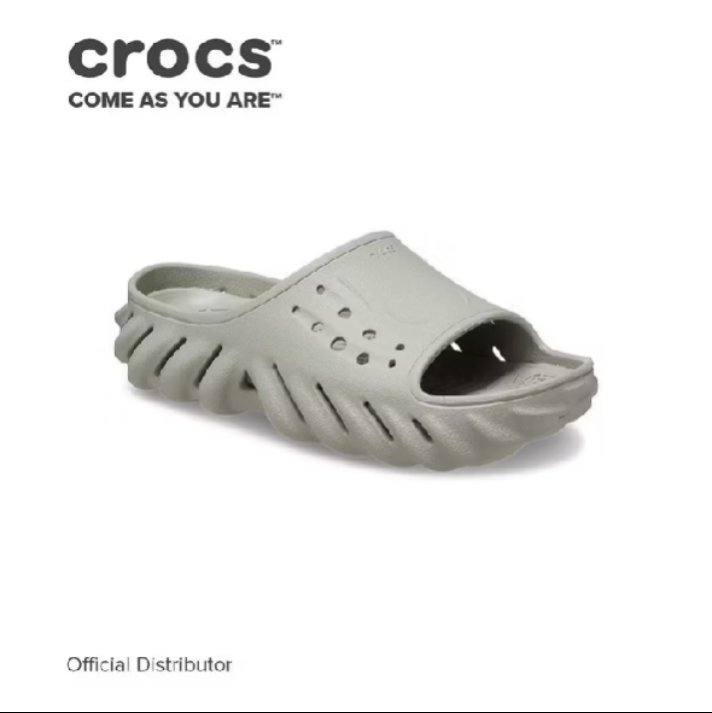 jeleyaaaaa's tweet photo. Crocs echo slide in elephant https://t.co/K030Je98UE https://t.co/YMUTI2oXAt