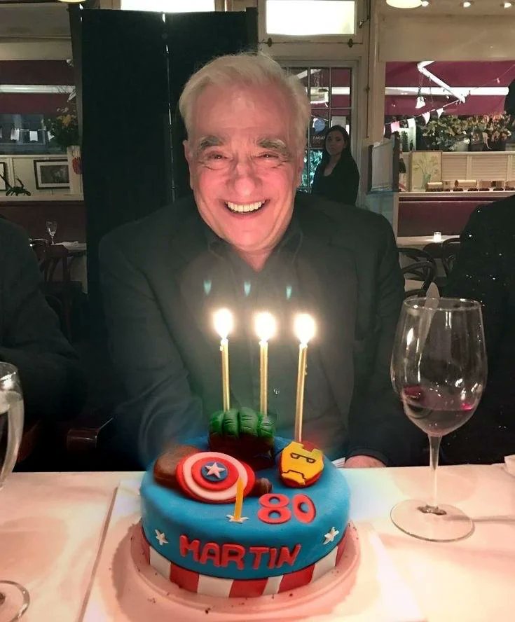 "People keep telling me to get him a Marvel cake. I'm like, 'He might kill me.'"

– Francesca Scorsese