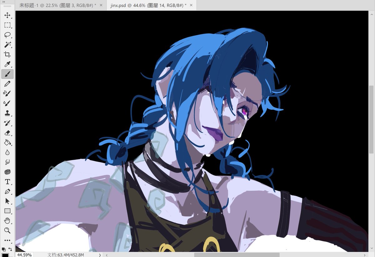 #Arcane #Jinx 
“don’t cry”