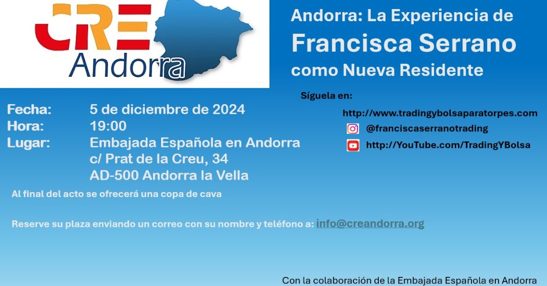 CreAndorra's tweet photo. Evento: Andorra, La experiencia de Francisca Serrano como nueva residente https://t.co/AgQiJJahTH