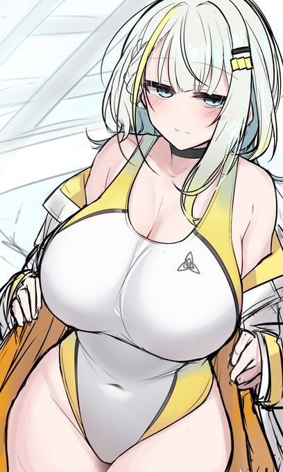 マスターの性癖を把握してる白競泳つのせ描きたいし落書き 