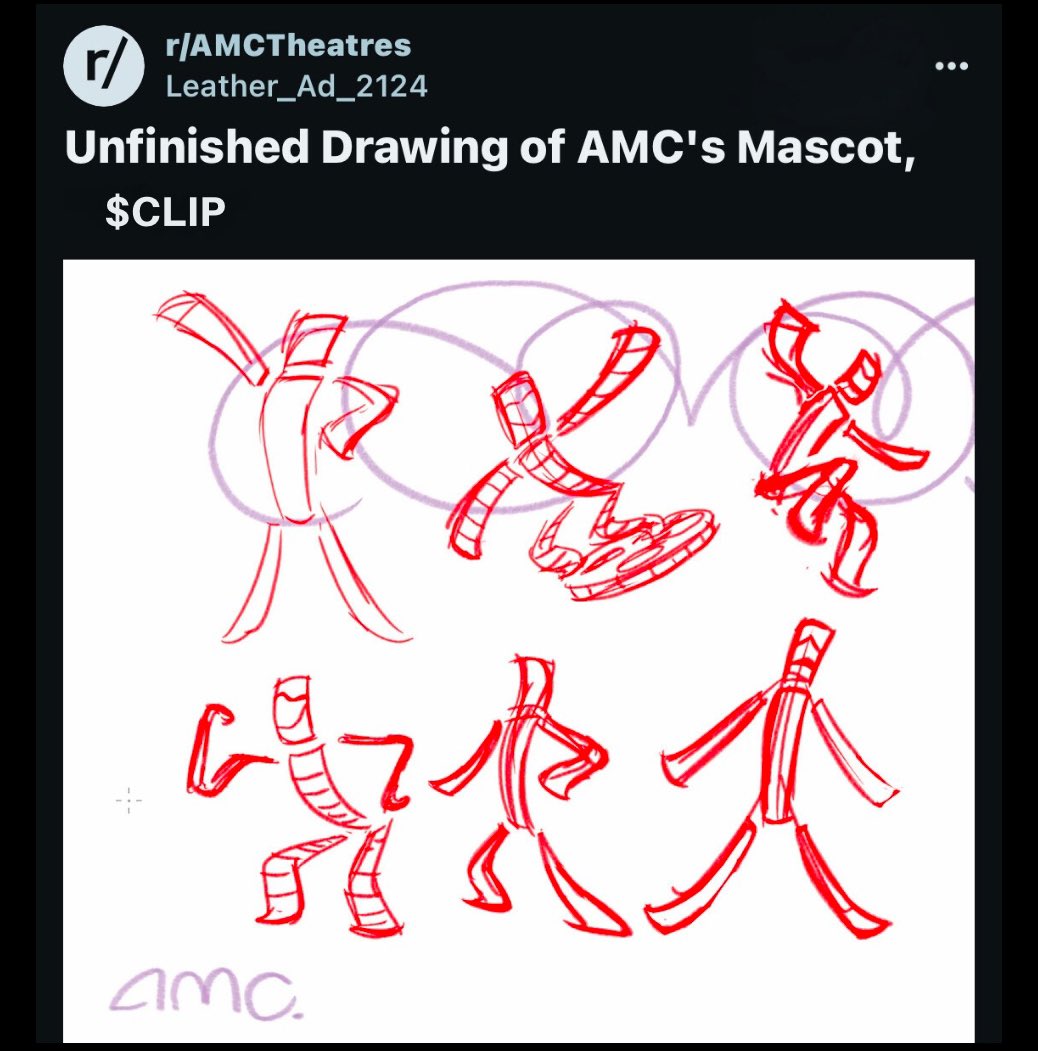 $Clip_Official AMC Mascot tweet media