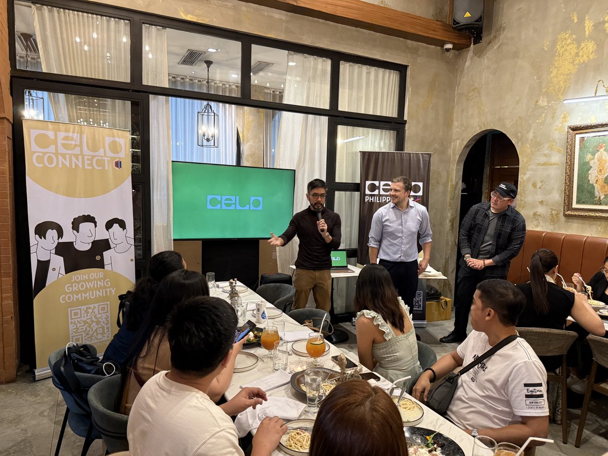 Angelo Paolo Kalaw (@angeloptk) on Twitter photo A short but sweet visit of Team <a href="/Celo/">Celo.eth/acc ๐ฆ ๐ณ</a>, <a href="/MentoLabs/">Mento Labs</a> and <a href="/Valora/">Valora</a> to Manila, ๐ต๐ญ. The excitement for PUSO and local stablecoins is overwhelming! Thanks to <a href="/celophdao/">Celo PH DAO</a>, <a href="/pdaxph/">PDAX</a> and <a href="/gcashofficial/">GCash</a> for the friendship and partnership ๐ A short but sweet visit of Team <a href="/Celo/">Celo.eth/acc ๐ฆ ๐ณ</a>, <a href="/MentoLabs/">Mento Labs</a> and <a href="/Valora/">Valora</a> to Manila, ๐ต๐ญ. The excitement for PUSO and local stablecoins is overwhelming! Thanks to <a href="/celophdao/">Celo PH DAO</a>, <a href="/pdaxph/">PDAX</a> and <a href="/gcashofficial/">GCash</a> for the friendship and partnership ๐