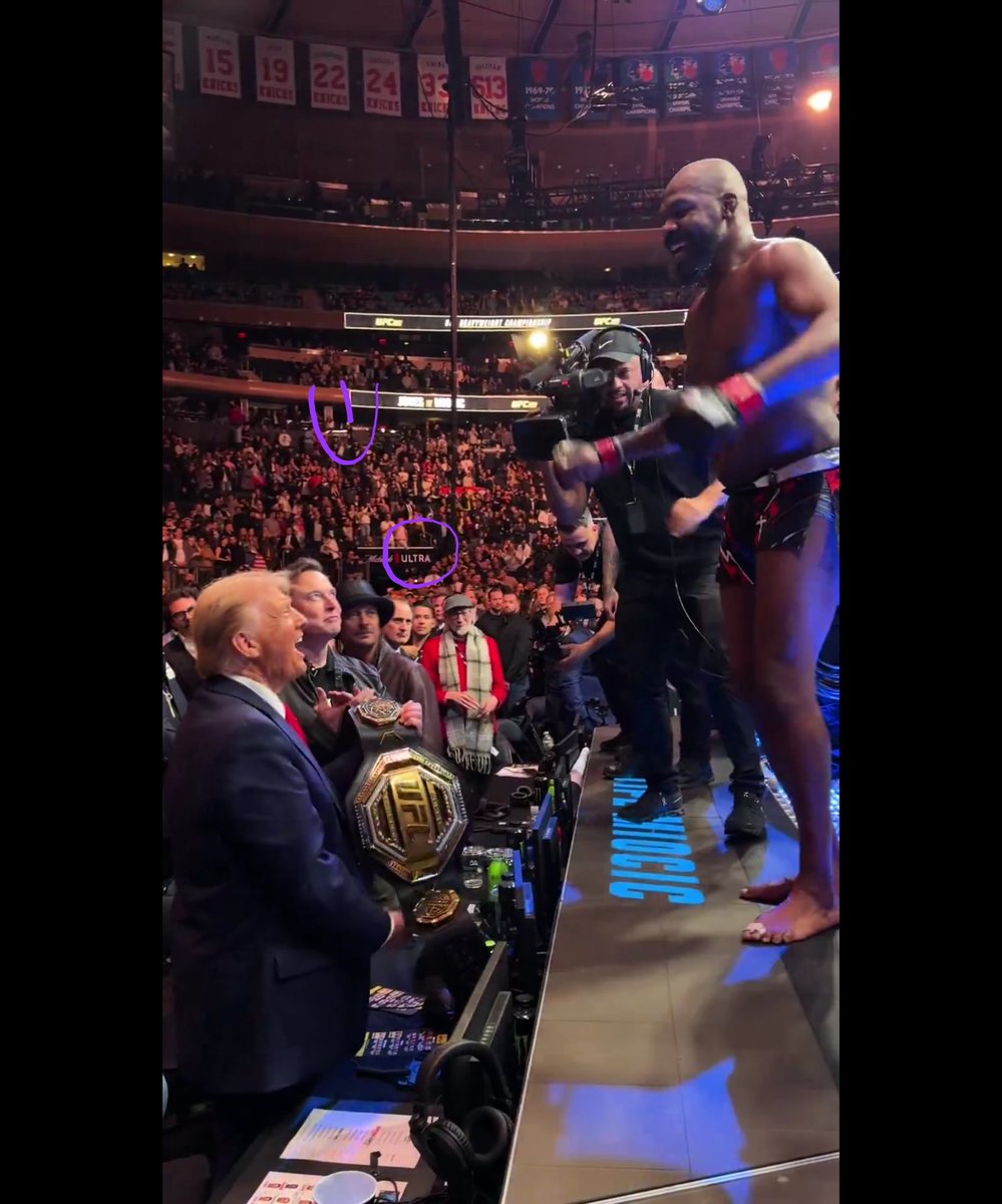 frick89's tweet photo. While UFC champion give belt to President @realDonaldTrump next to @elonmusk I can see only a word @Ultra_io... I think this is a sign! $uos to the moon https://t.co/AXUZorBFND