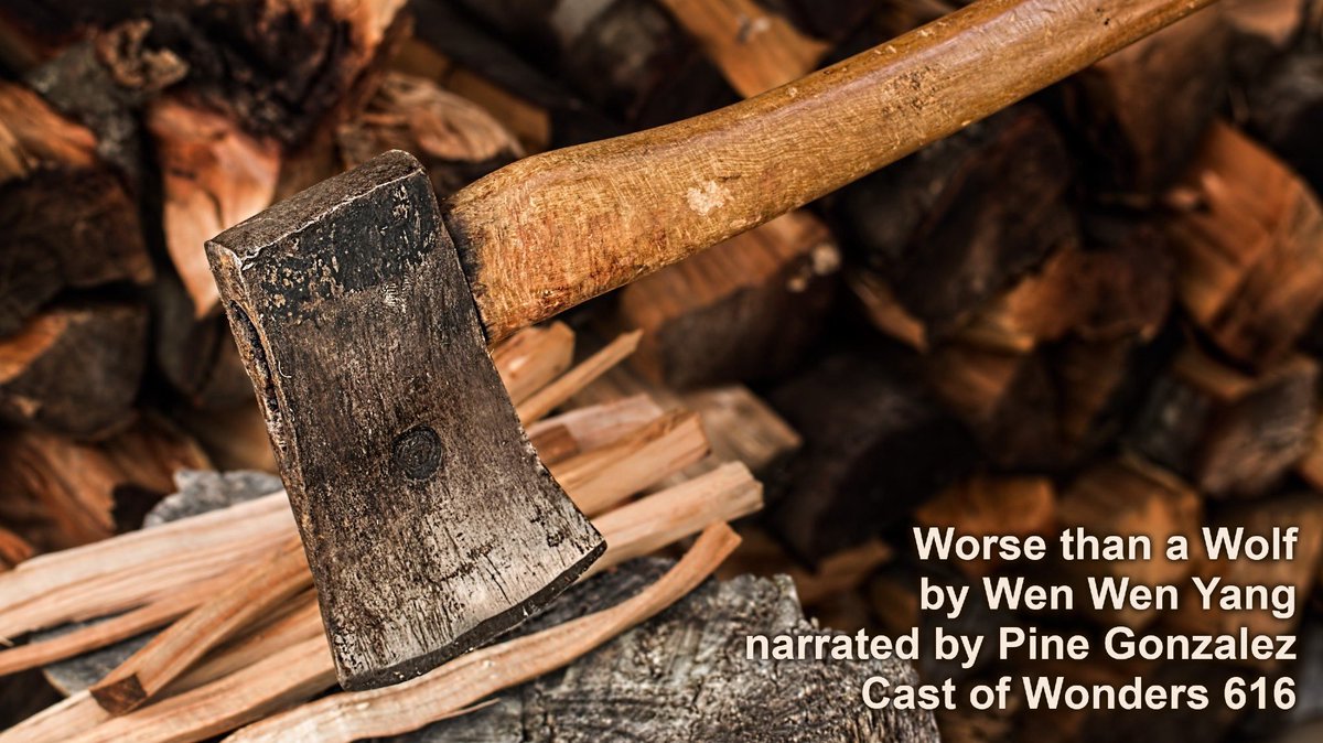 Cast of Wonders 616: Worse than a Wolf by <a href="/muteddragon/">Wen Wen</a>.bsky.social narrated by Pine Gonzalez produced by @jeremycarter42.bsky.social hosted by @chesneycat.bsky.social 

CW: implied past sexual assault
castofwonders.org/2024/11/cast-o…